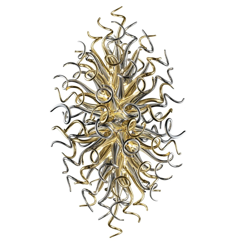 

Luxury Murano Glass Kitchen Accessory Chandelier Modern Living Room Decoration Chandeliers Staircase Hanging Lights for Home