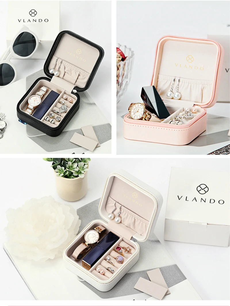 Органайзер для ювелирных изделий витрина коробочка Хранения Драгоценностей