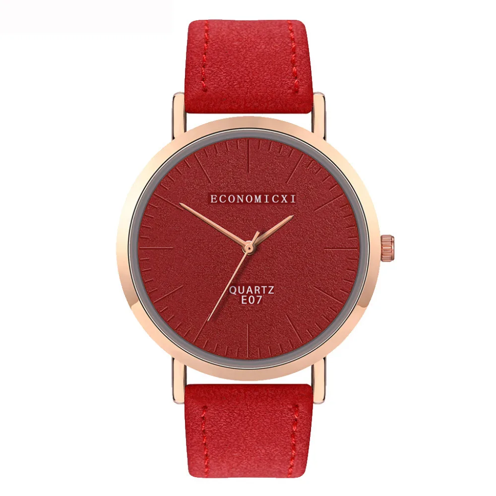 Лидер продаж, женские часы, аналоговые, повседневные, Reloj Mujer, с кожаным ремешком, кварцевые наручные часы, женские часы, siple, роскошные часы с циферблатом