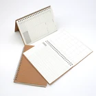 Дневник, Еженедельный планировщик, блокнот, календарь 2020 года, книга для записей, блокнот из крафтовой бумаги, тетрадь с завещами на спирали Filofax a5, 2019