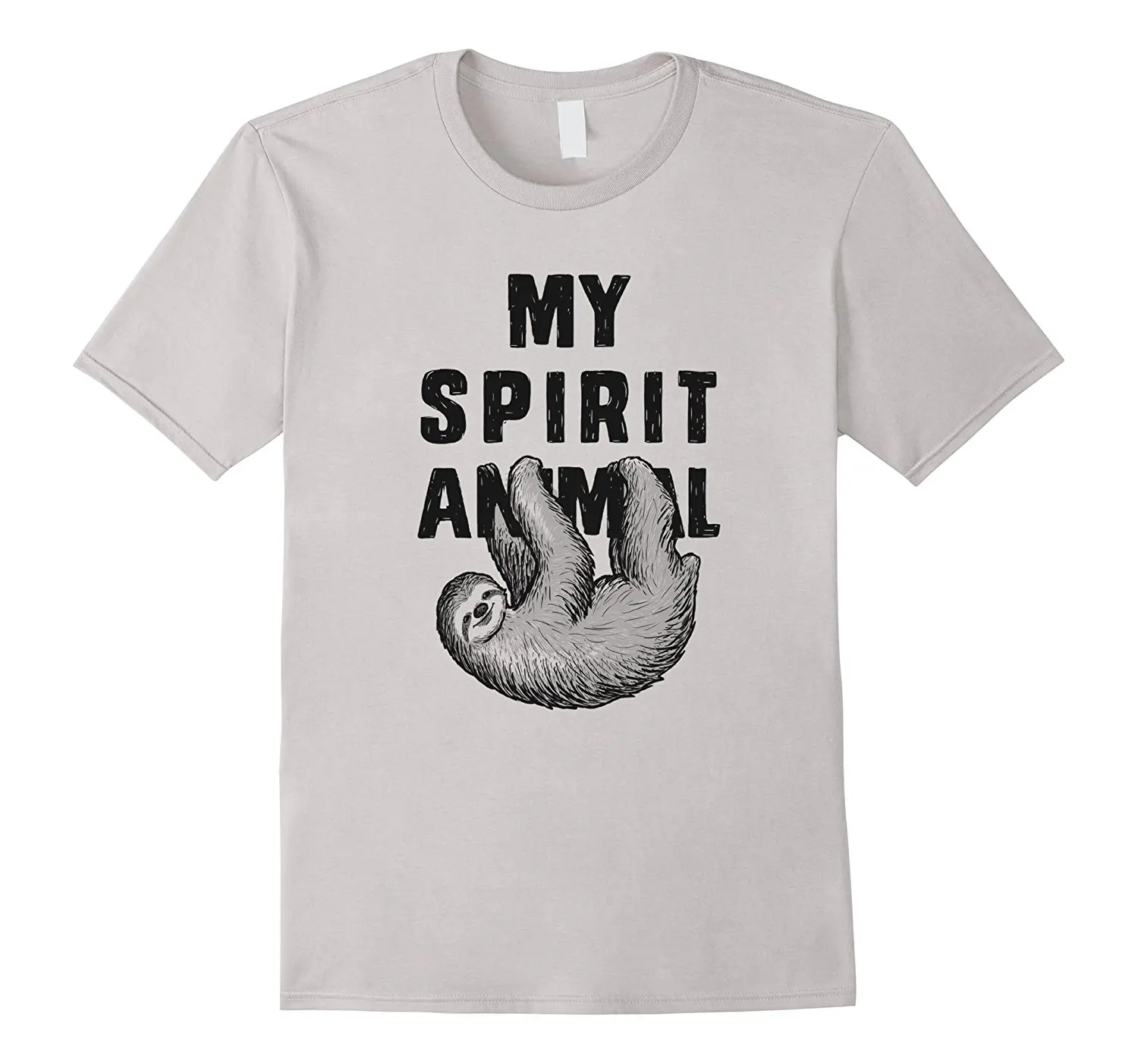 My Spirit Animal ленивый Ленивец забавная футболка с коротким рукавом хипстерские