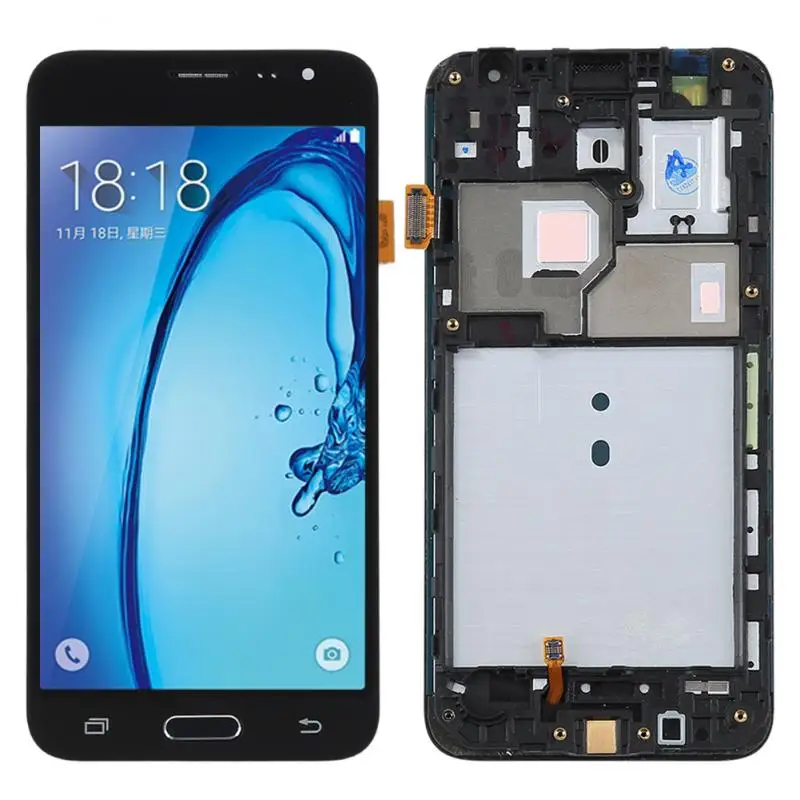 

ЖК-дисплей ML1 2022 AMOLED для Samsung Galaxy J3 2016 J320F J320 J320FN, экран с дигитайзером, рамка, зеркальные ЖК-экраны SS J3