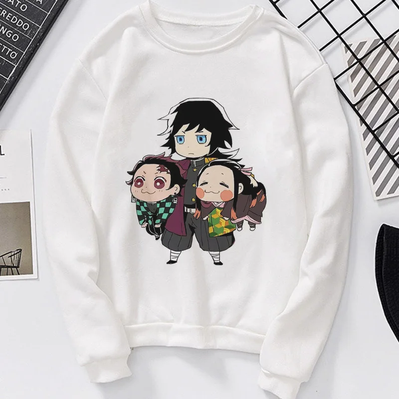 

New Loose Couple Figure Print Sweatshirt Kawaii Hoodies For Women's Tops Clothes Female Itself Winter Women's Hoodie Full Sleeve