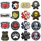 Тактический Жилет для кроссфита, армейский, из ПВХ, нашивки, нарукавная повязка, водостойкая наклейка на рюкзак, одежду, сумку, аппликация, военные значки