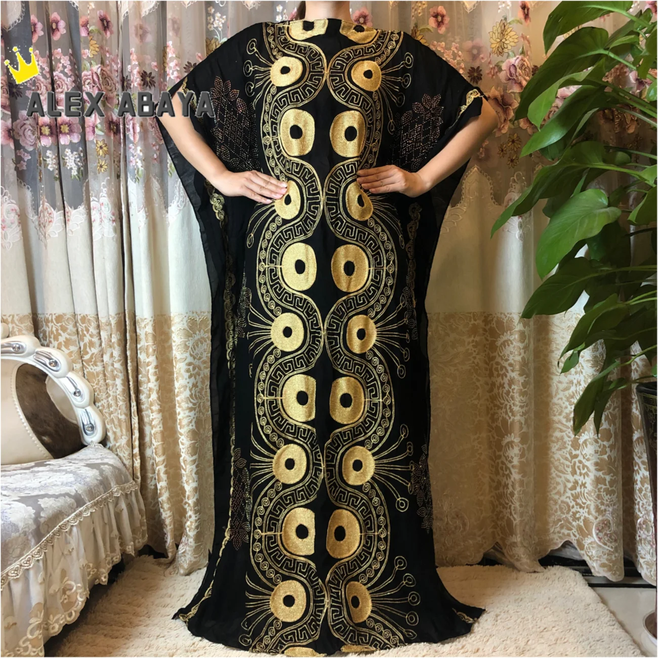 Арабское платье женское мусульманское из Дубая яркое 2021 марокканский кафтан