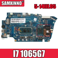 mainboard for lenovo ideapad 5 14iil05 laptop motherboard la j551p motherboard with cpu i7 1065g7_g5 ram 16g 100 test
