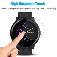 4pcs for garmin vivoactive 3 music watch hd 9h 2 5d tempered protective glass explosion proof anti scratch film for vivoactive 3
