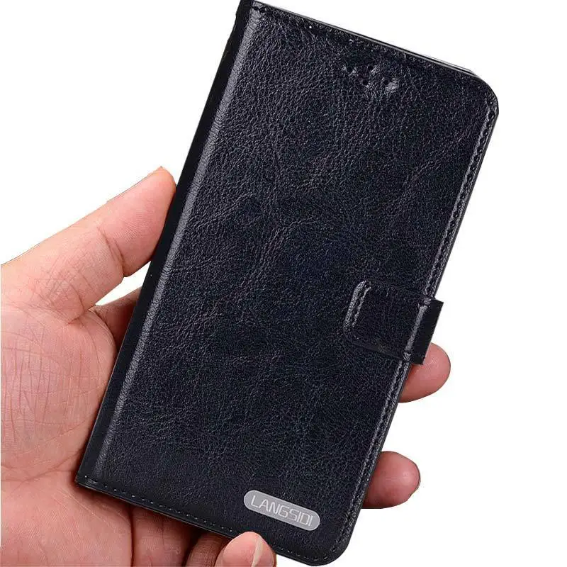 Чехол книжка из натуральной кожи для huawei P20 Pro Mate10 9 держатель карт Waller чехол nova 3 3e 2