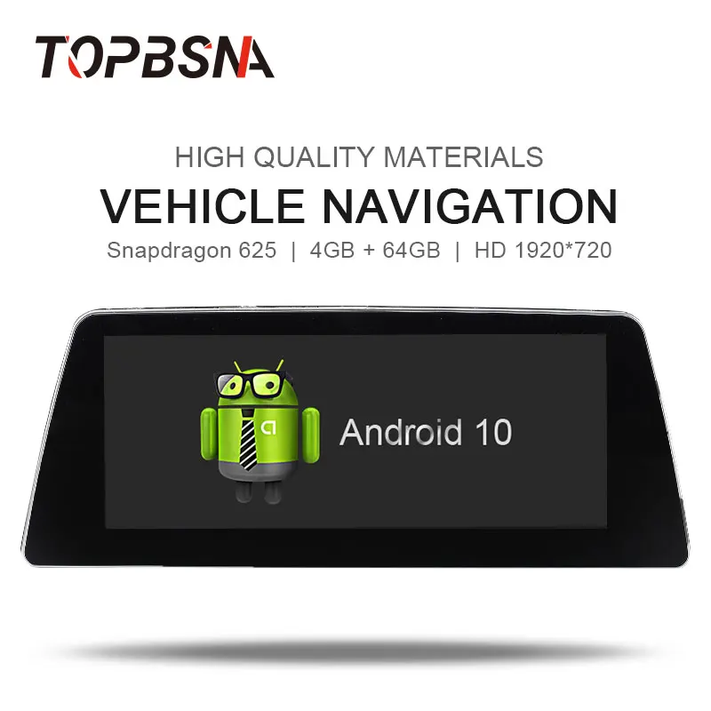 

TOPBSNA Car DVD Player Android 10 for BMW 5 Series G30 G31 520i 530i 540i M550i 2016-2018 Original EVO System GPS Navi RDS Video