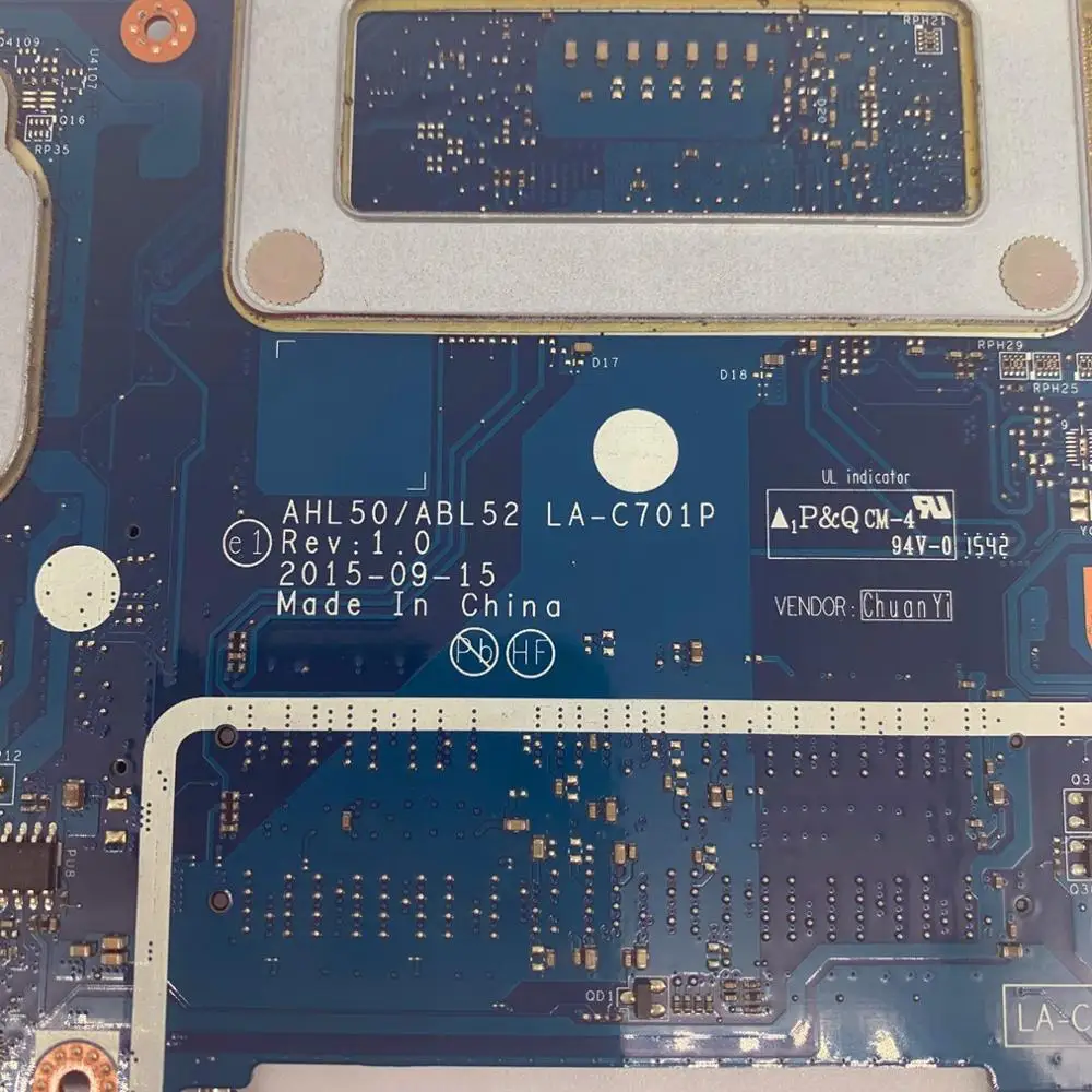 

817993-601 828180-601 FOR HP 15-AY 250 G4 15-AC Laptop motherboard AHL50/ABL52 LA-C701P With i3 CPU R5 M330 2GB 100% fully test