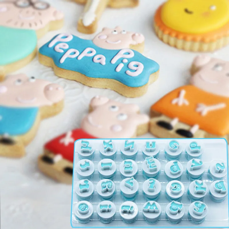 Верхние и прописные строчные буквы алфавита 10 шт. количество формочки для