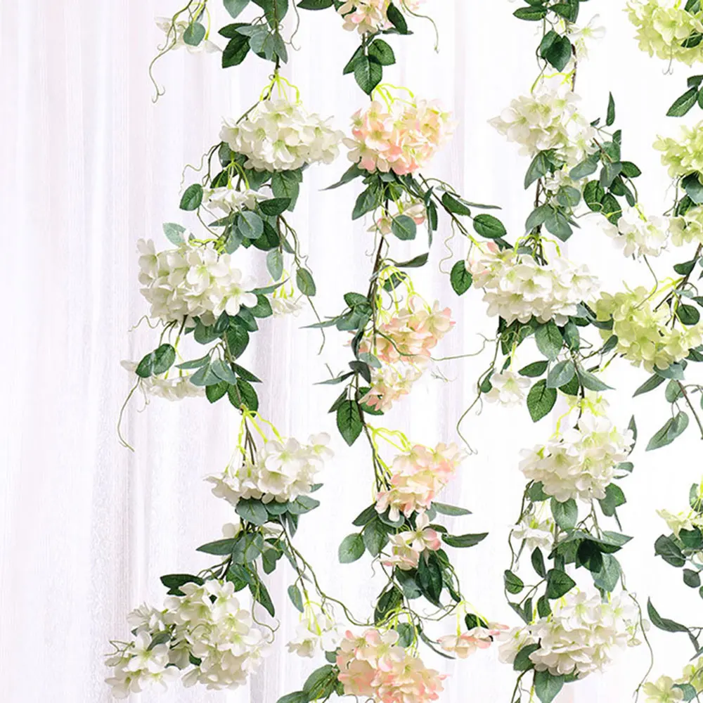 Пластик цветок ротанга симуляция вишни дерево Свадебные стены Крытый потолок
