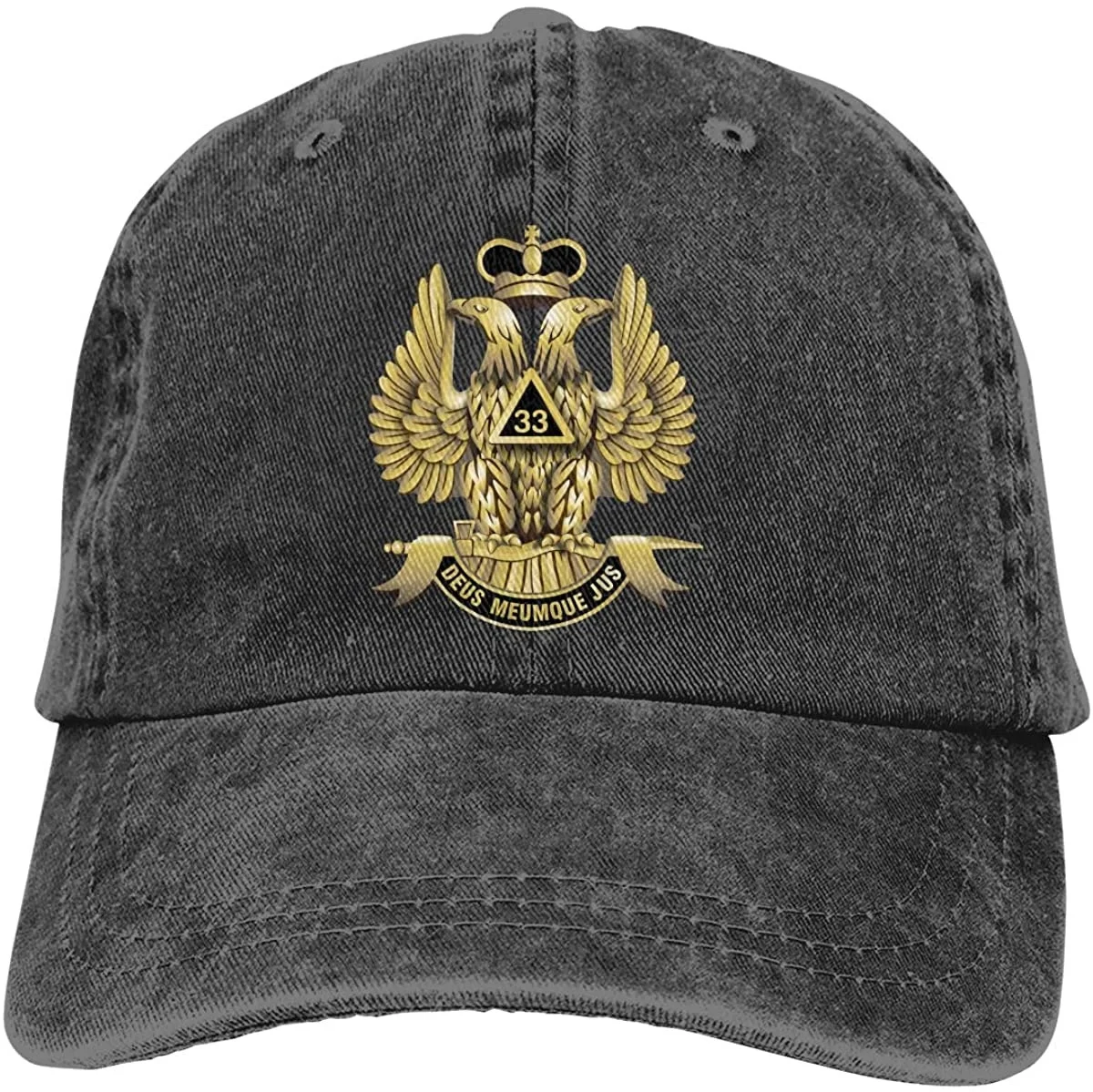 

Ancient Accepted Scottish Rite Masonic Baseball-Cap Twill Adjustable Hat