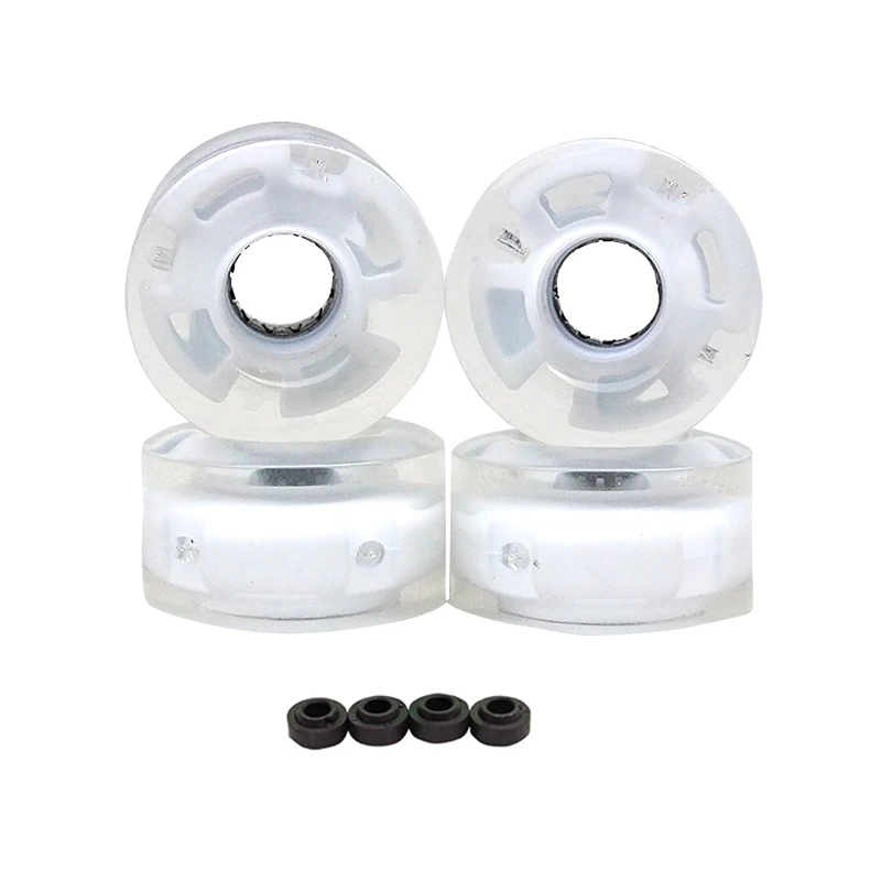 4 шт. светодиодные колеса для скейтборда 58 мм | Спорт и развлечения