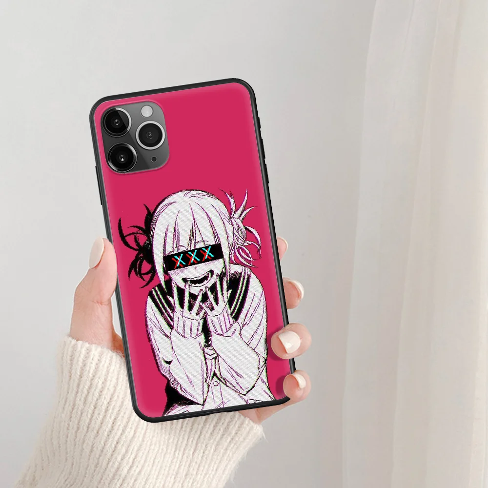 

Sad Anime Aesthetic Senpai Himiko Toga Phone Case For IPhone 5 5S SE 5C 6 6S 7 8 Plus X XS XR 11 12 Mini Pro Max 2020 black