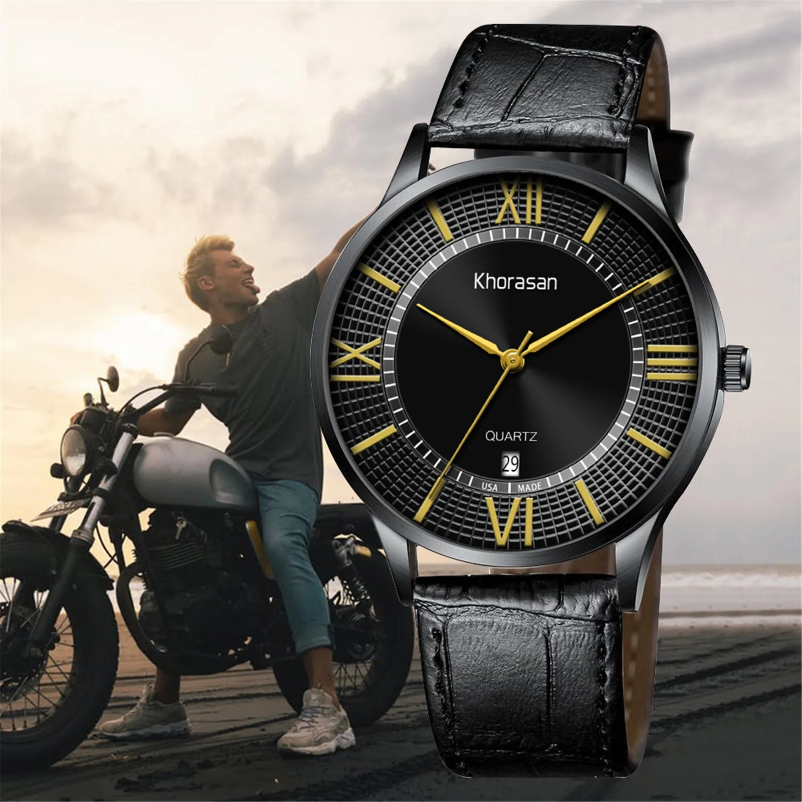 

Sleek Minimalist Men's Quartz Watch Leather Women Watch montre femme Watches Zegarek Damski Watch Relojes Para Mujer Reloj