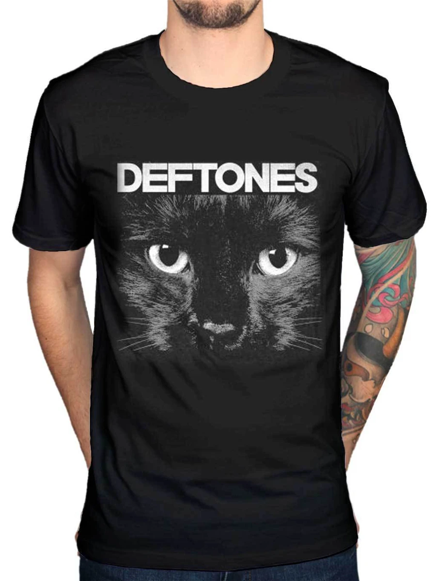 Новая Винтажная футболка с круглым вырезом Deftones Sphynx | Мужская одежда