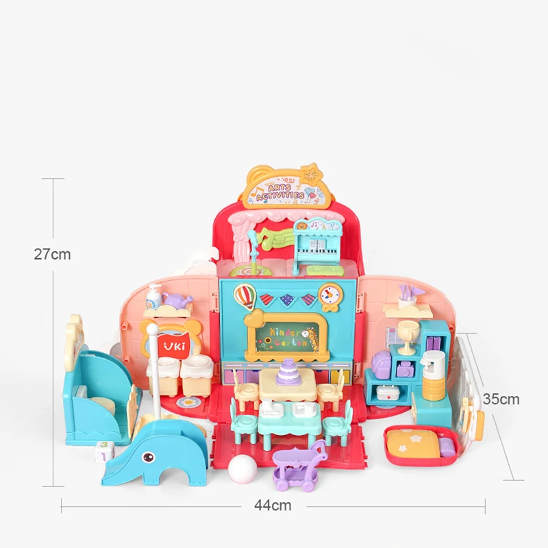 

Kids Pretend Play Toy Princess Backpack Kindergarten Play Room House Toys Montessori Educational Teaching Aids for Girls Gifts