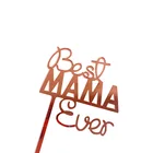 Лучший акриловый Топпер для торта Mom Eve Crown Love, топпер для торта для мамы на день матери, день рождения