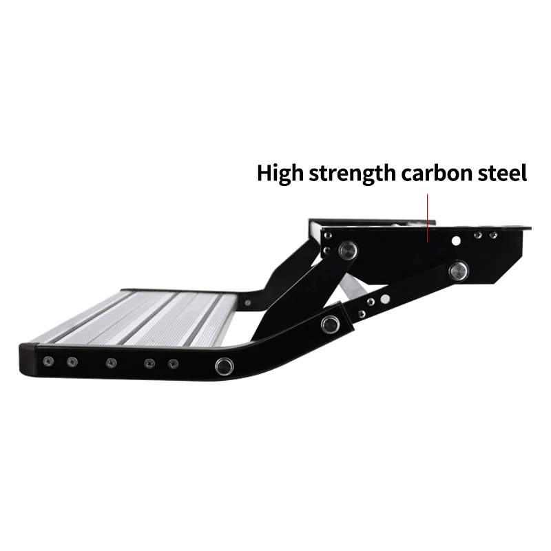 Алюминиевый сплав противоскользящие RV Караван дом на колесах Двухступенчатая