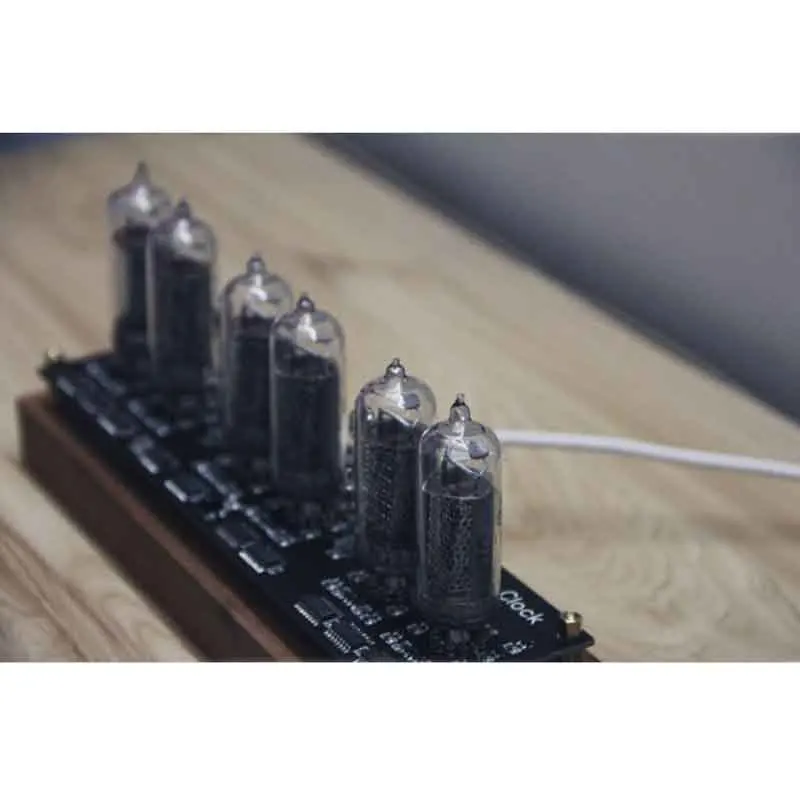 Tube Clock Colorful LED Backlight IN14 Nixie USB Electronic DIY Digital Gift Boyfriend | Дом и сад