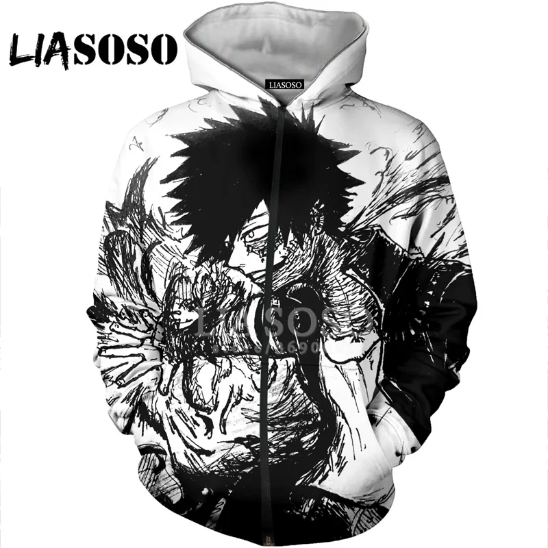 LIASOSO 3D унисекс с принтом героями из мультфильма Мой герой Академии Bakugou Katsuki