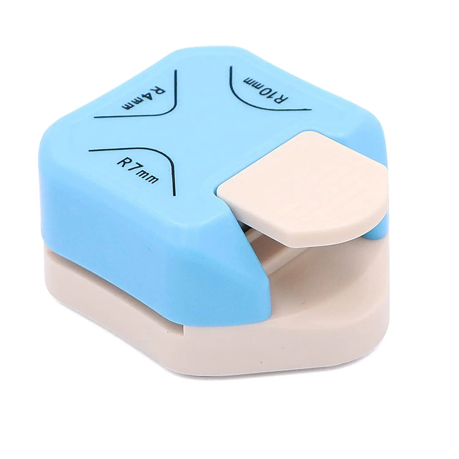 

3 in 1 Corner Rounder Punch R4/R7/R10mm Round Corner Trimmer Cutter for Card Photo Paper Laminating Pouches Paper Craft