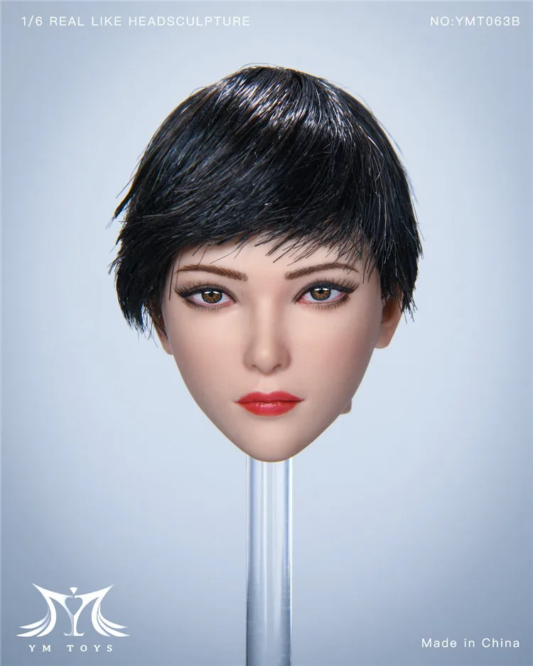 YMTOYS 1/6 YMT063 женская голова скульптура 8 стилей Лепка подходит 12 дюймов Женская PH/TBL