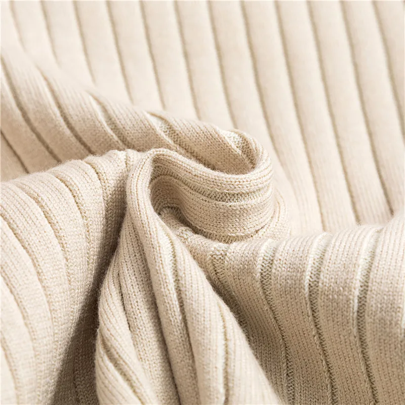 

2019 Autumn and winter New Korean Half turtleneck Sweater jacket Womens Long Sleeve Set head All-match knitted Sweater woman