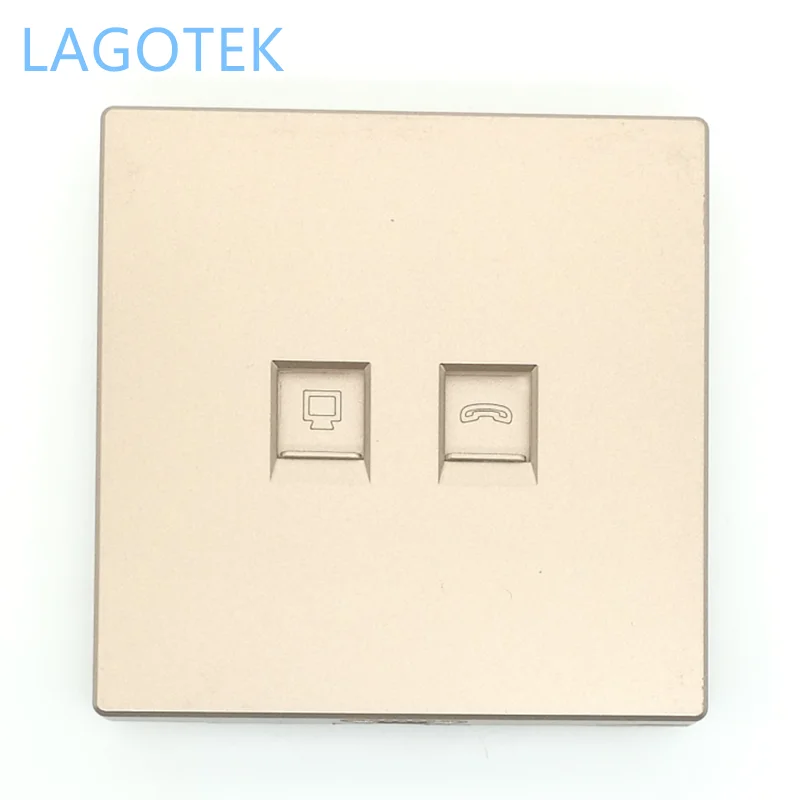 10 шт. 86 Тип одинарная двойная лицевая пластина настенная розетка подходит для