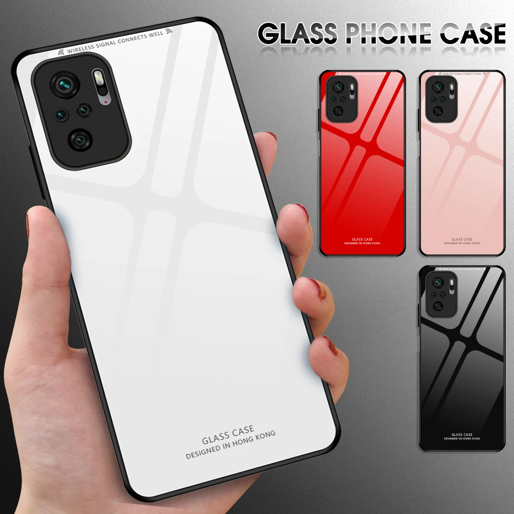 

Стеклянный чехол чистого цвета для Redmi Note 11, чехол, цветной чехол для телефона Redmi Note 11 Pro Plus, чехол для Redmi Note 11 Pro, чехлы