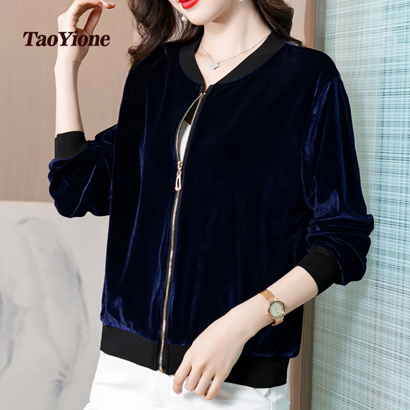 2022 модная осенняя куртка-бомбер женская Свободная куртка с длинным рукавом