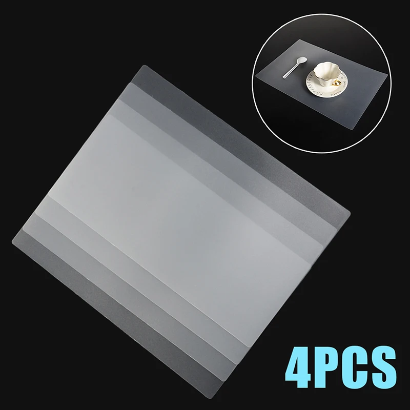 

4 шт Анти-поверхность препятствует скольжению и теплоизоляции тарелки для обеденного стола Non-slip Настольный коврик для кухни, принадлежност...