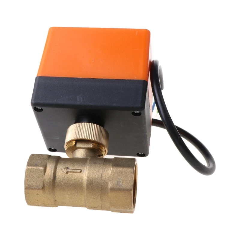 Electric Motorized Brass Ball Valve DN20 AC 220V 2 Way 3-Wire with Actuator | Обустройство дома
