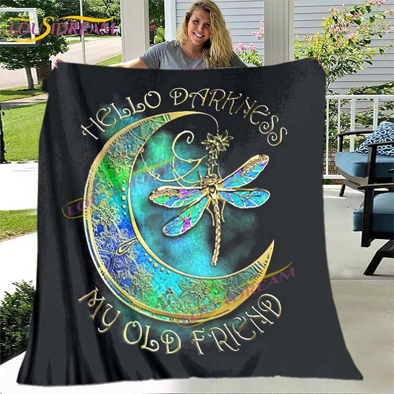 Одеяло в виде стрекозы и Луны для взрослых | Дом сад