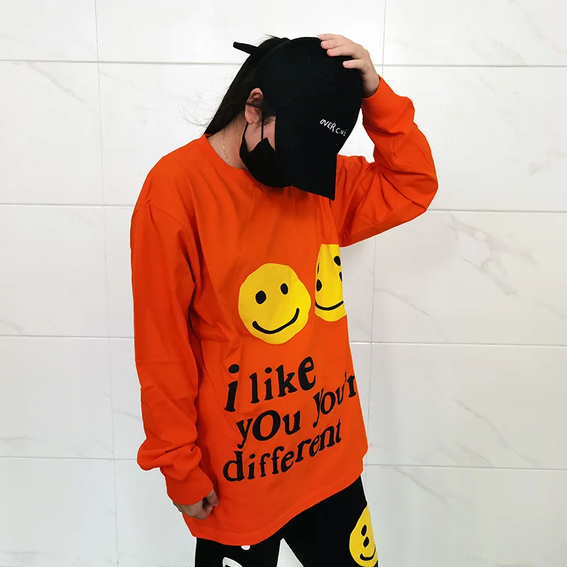 

Long Sleeve CPFM XYZ T-shirt Men Women I Like You Are Different T-shirts CACTUS PLANT FLEA MARKET Tops High Quality Tee