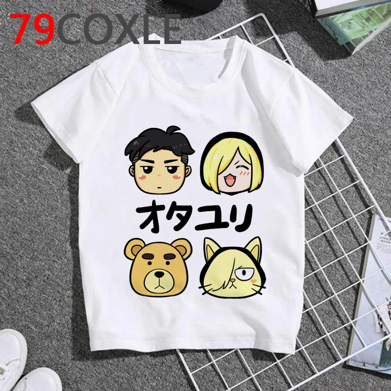 

yuri on ice baby enfant boys t short tshirt funny summer kawaii roupa crianca t-shirt teens