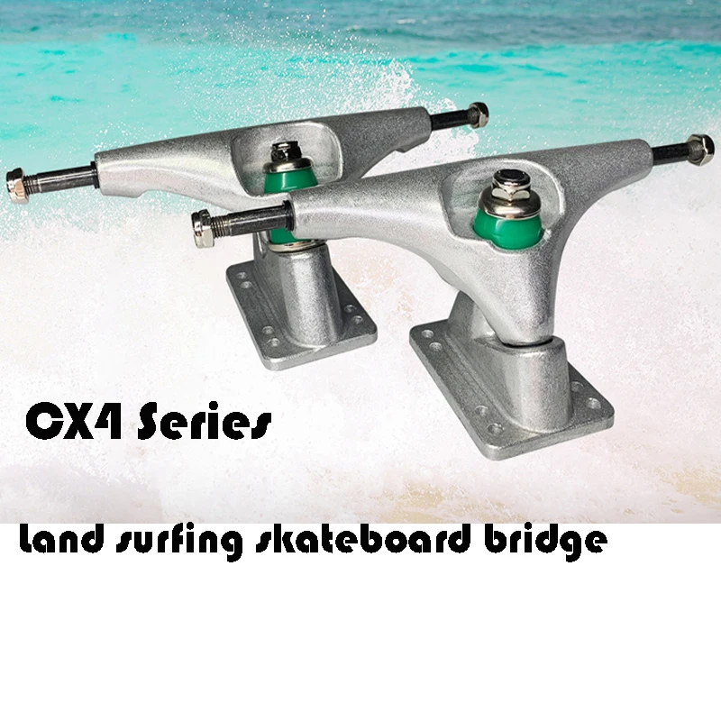 CX4 Land, скейтборд для серфинга, лыжная моста, серебристый, 6 дюймов, C7Ground-free, вращающийся кронштейн, Лонгборд, мост рулевого управления, рыболов... от AliExpress RU&CIS NEW