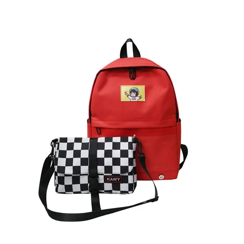 2019 новая клетчатая Повседневная парусиновая Съемная сумка высокого качества