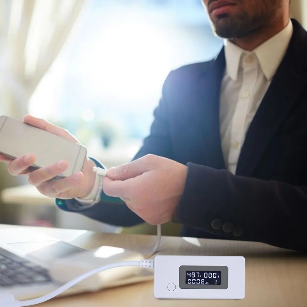 Новейший ЖК дисплей USB Напряжение/Ампер Измеритель мощности тестовый er