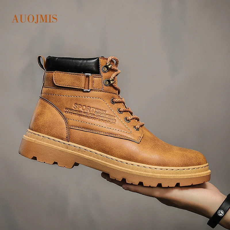 Мужские Модные Ботинки Martin Новинка лета и осень 2019 Англия Необычные Высокие