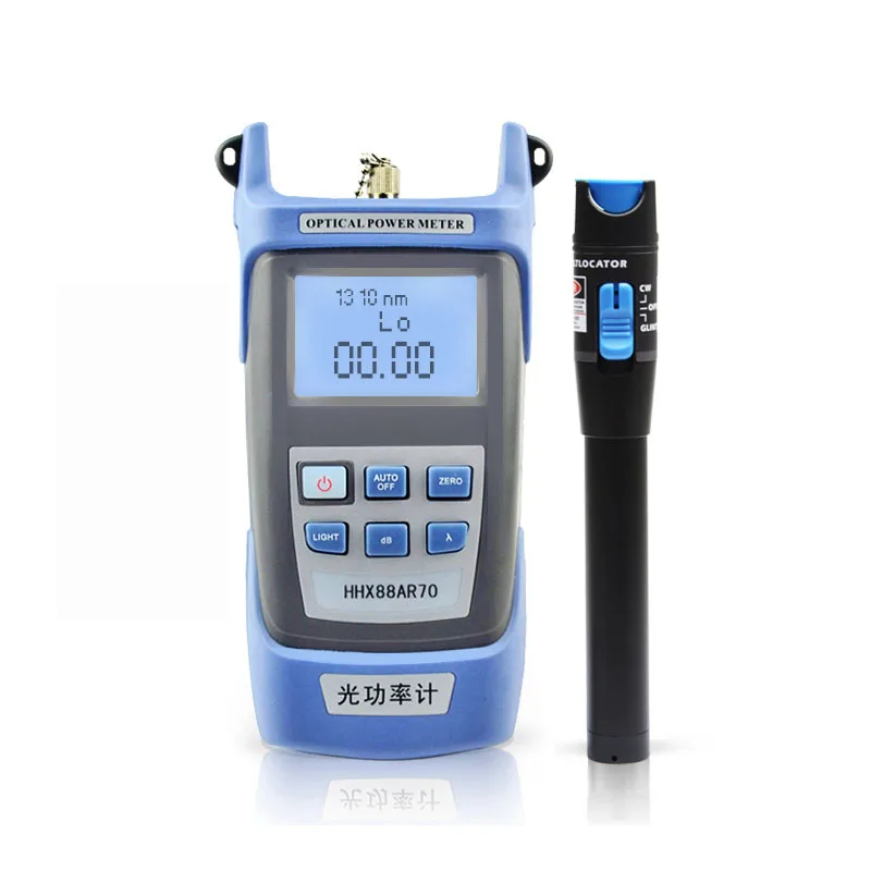 2 In 1 FTTH Fiber Optic Tool Kit Optical Power Meter and 10MW -70 + 10dBm Visual Fault Locator Use Ftth Fiber Optic Test Pen