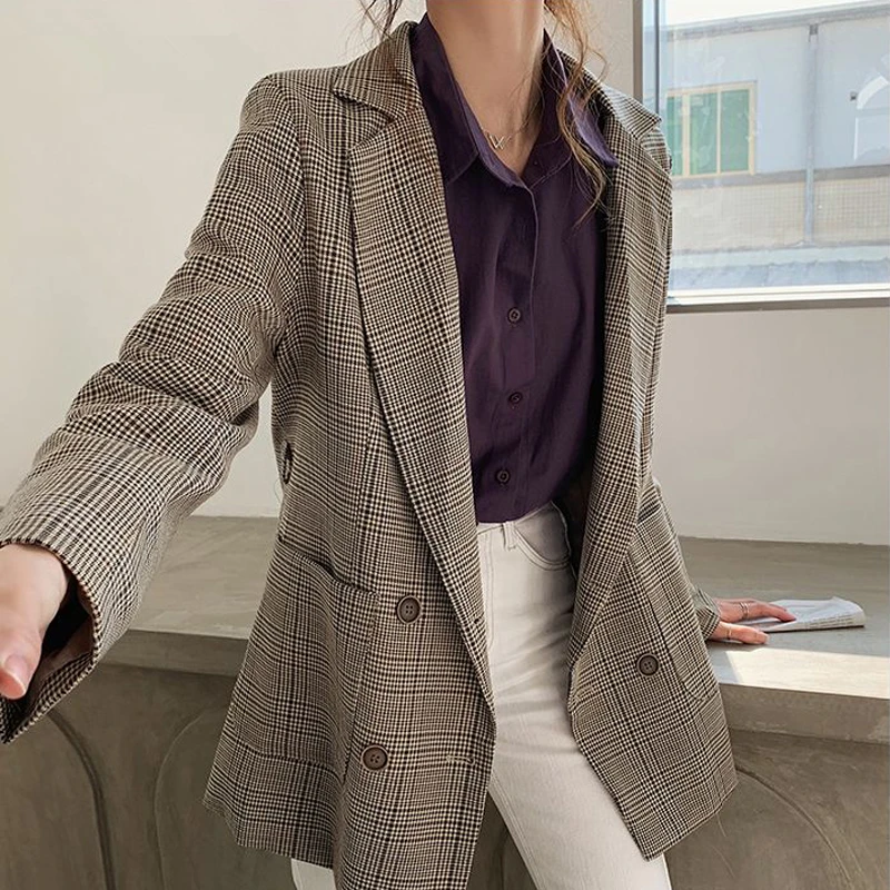 

Ladies Vintage Turn-down Collar Women Blouse Shirts Autumn Winter Thicken Female Blouse Tops Casual Workwear Office Purple Shirt