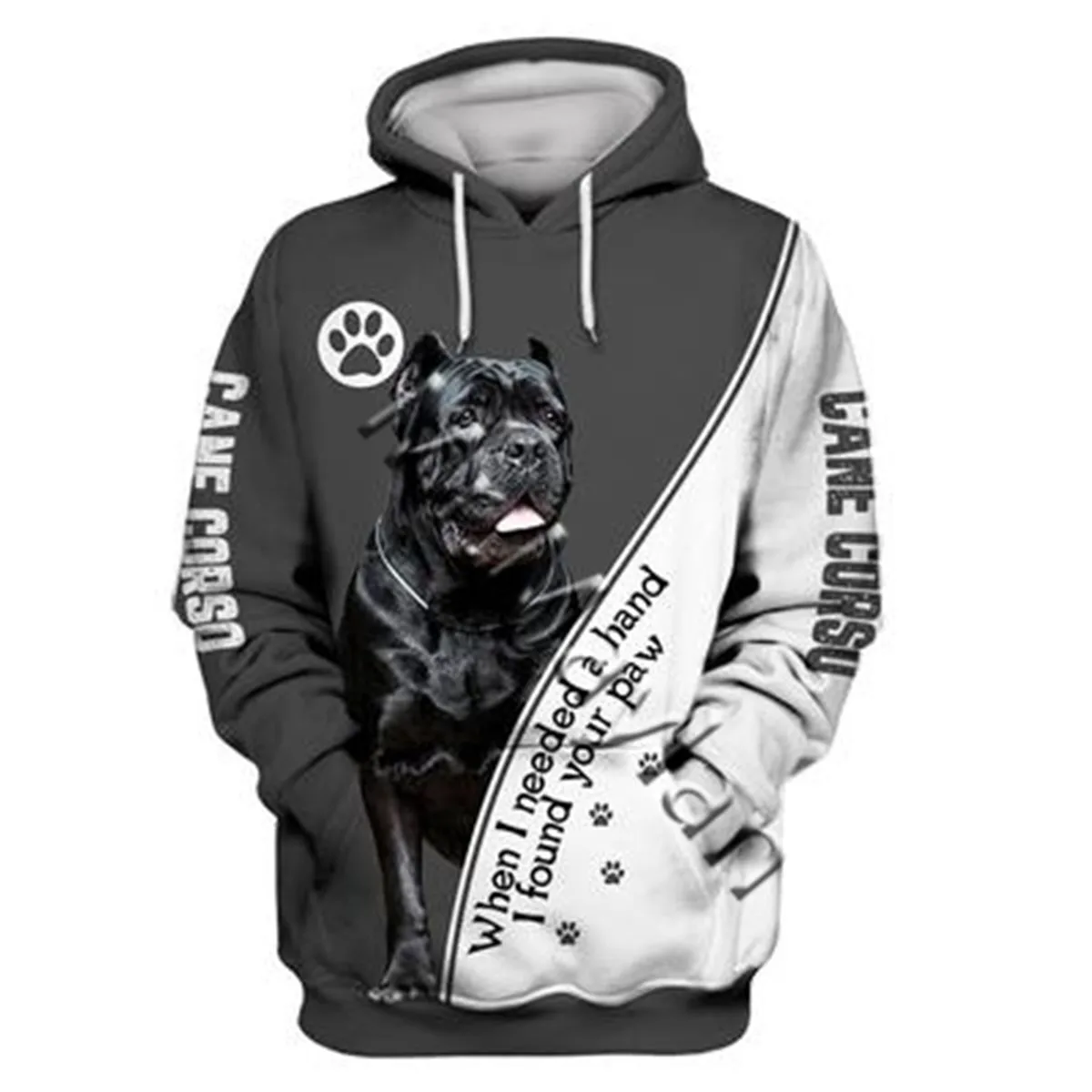 

Unisex 3D Graphic Hoodies Sweatshirts Animals Dog Art Cane Corso Hoodie Men/Women Casual Streetwear Sweatshirt Pullover QW-031