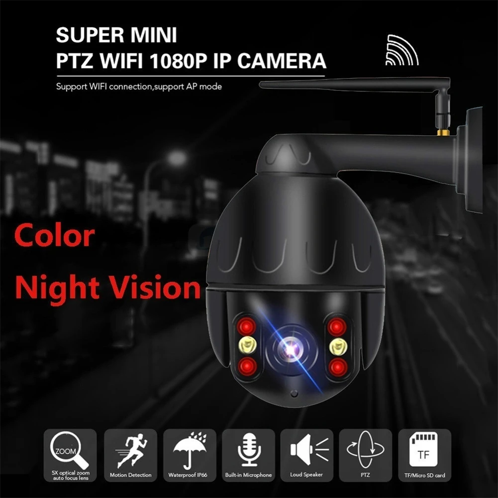 Камеры Скрытого видеонаблюдения Открытый 1080P безопасности Wi Fi ip камера Смарт