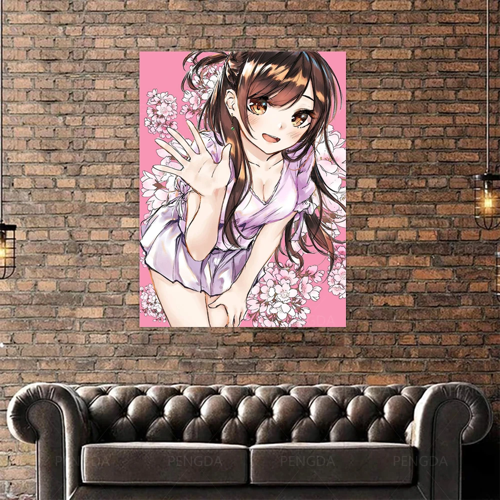 Новые настенные наклейки красивая девушка Настенная Наклейка сделай сам