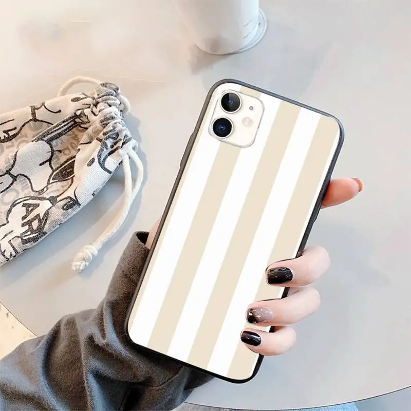 

Beautiful Stripe Phone Case for iPhone 11 12 mini pro XS MAX 8 7 6 6S Plus X 5S SE 2020 XR