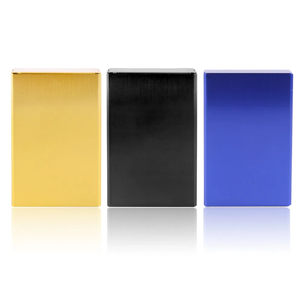 Коробка для хранения сигарет алюминиевый чехол держатель табака три цвета | Дом и
