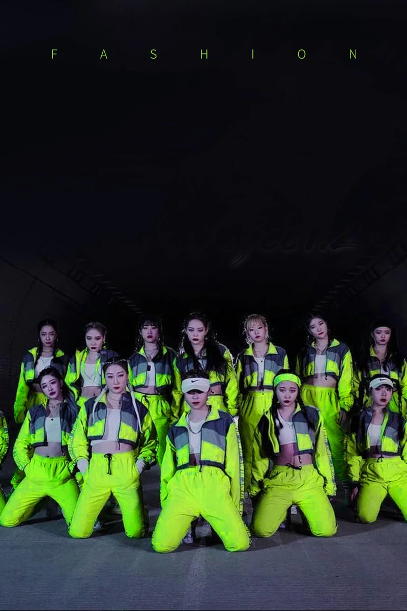 Набор для джазового танца корейский костюм DS выступлений годовых встреч девочек