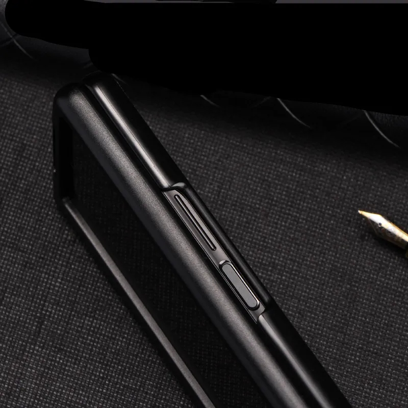 Роскошный чехол для телефона из натуральной кожи в стиле ретро Samsung Galaxy Z Fold3